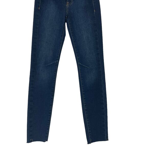 Free People We The Free Dark Wash High Waist Skinny Jean Womens 26 - Picture 2 of 5